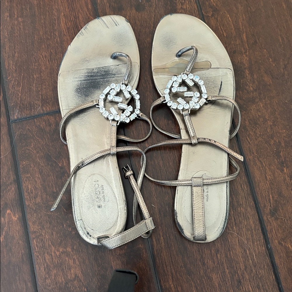 Gucci sandals size 40.5 - Picture 2 of 3